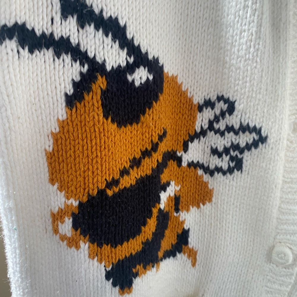 Vintage Georgia Tech Knit Cardigan Sweater